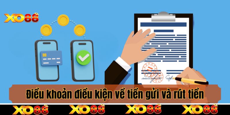 Điều khoản điều kiện về tiền gửi và rút tiền