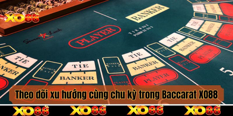 Theo dõi xu hướng cùng chu kỳ trong Baccarat XO88