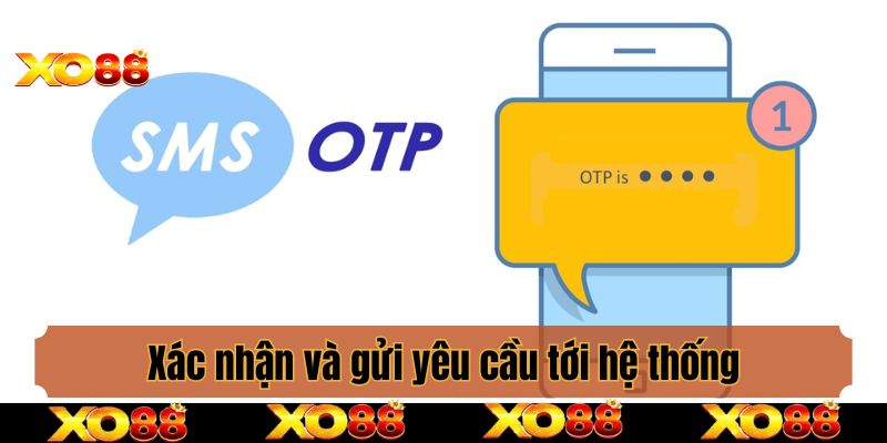 Xác nhận và gửi yêu cầu tới hệ thống